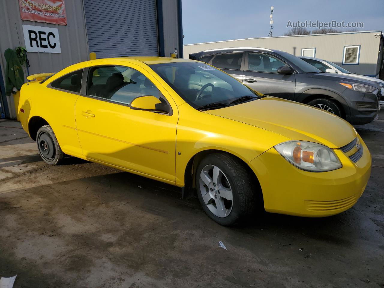 2008 Chevrolet Cobalt Lt Желтый vin: 1G1AL18F087292321