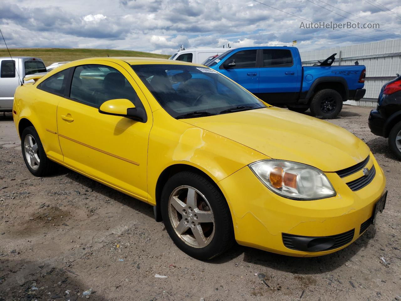 2008 Chevrolet Cobalt Lt Желтый vin: 1G1AL18F187183351