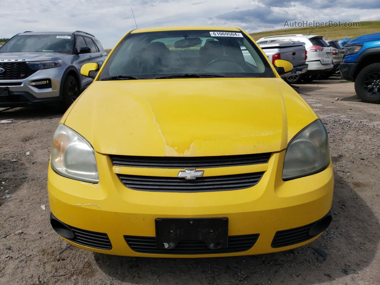 2008 Chevrolet Cobalt Lt Желтый vin: 1G1AL18F187183351