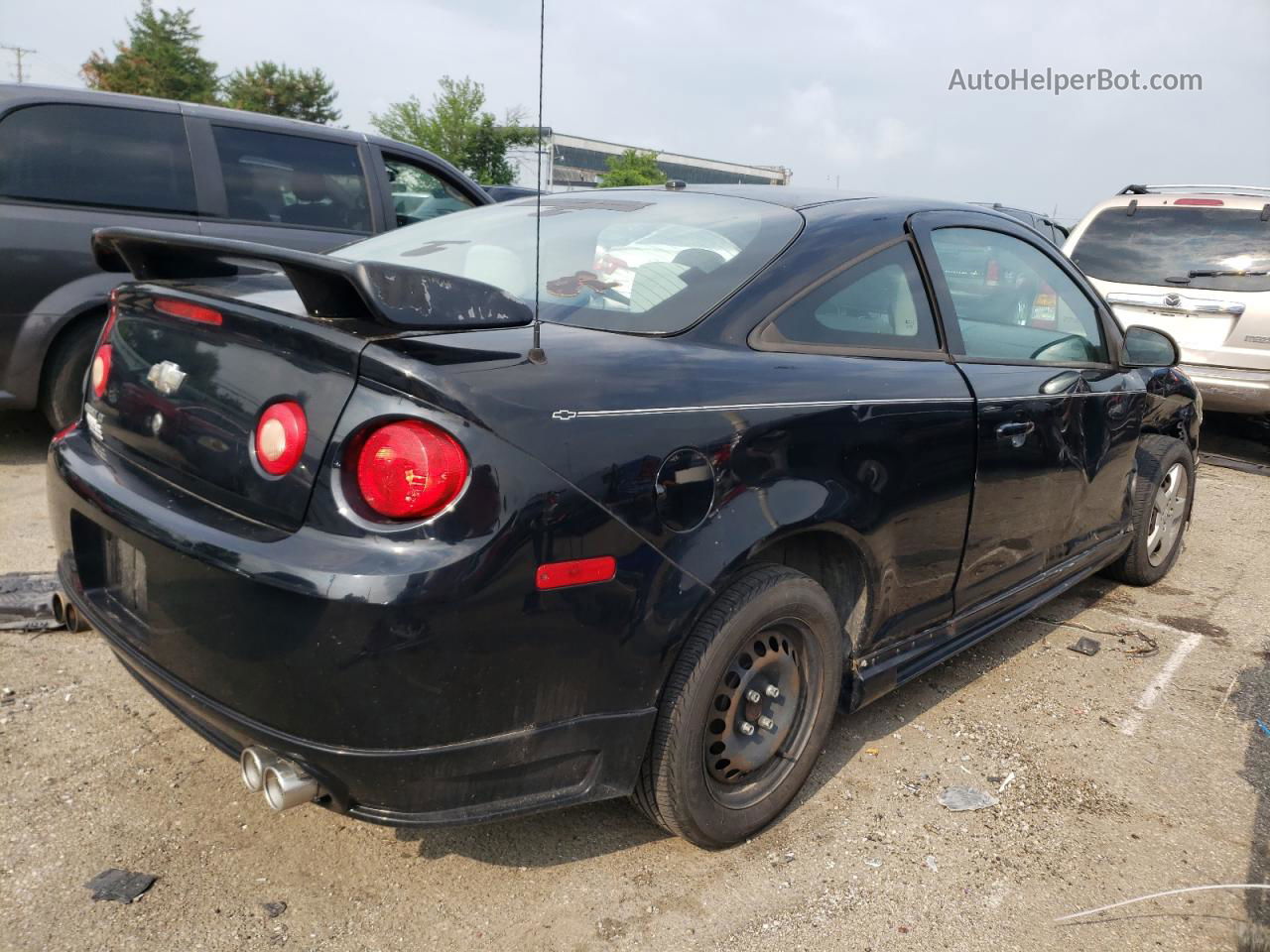 2008 Chevrolet Cobalt Lt Черный vin: 1G1AL18F487279037