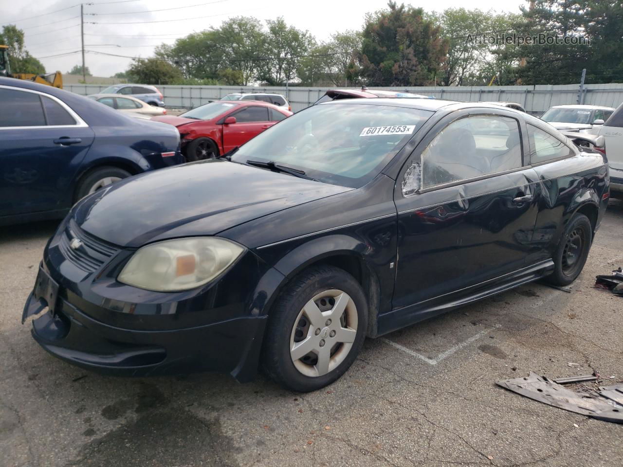 2008 Chevrolet Cobalt Lt Черный vin: 1G1AL18F487279037