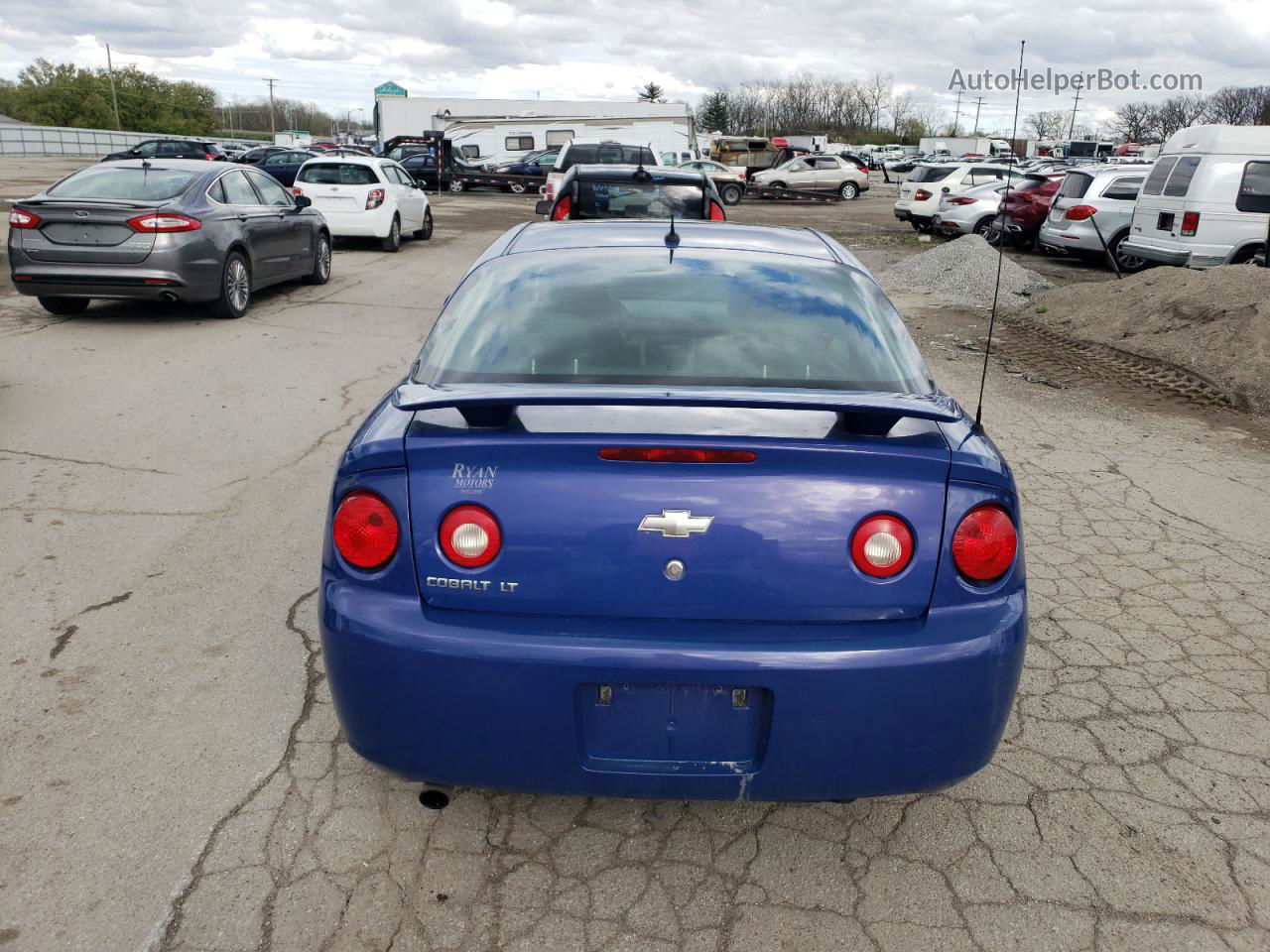 2008 Chevrolet Cobalt Lt Blue vin: 1G1AL18F587228243