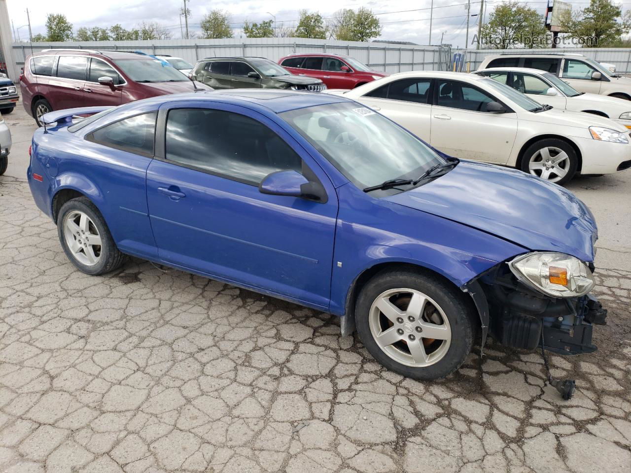 2008 Chevrolet Cobalt Lt Blue vin: 1G1AL18F587228243