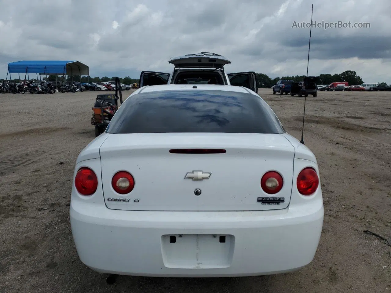 2008 Chevrolet Cobalt Lt White vin: 1G1AL18F587258908