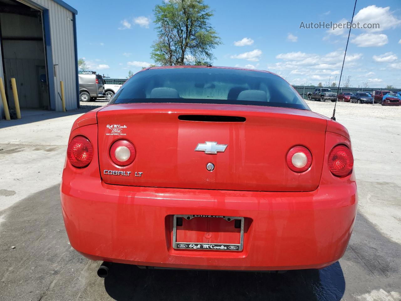 2008 Chevrolet Cobalt Lt Red vin: 1G1AL18F687151592