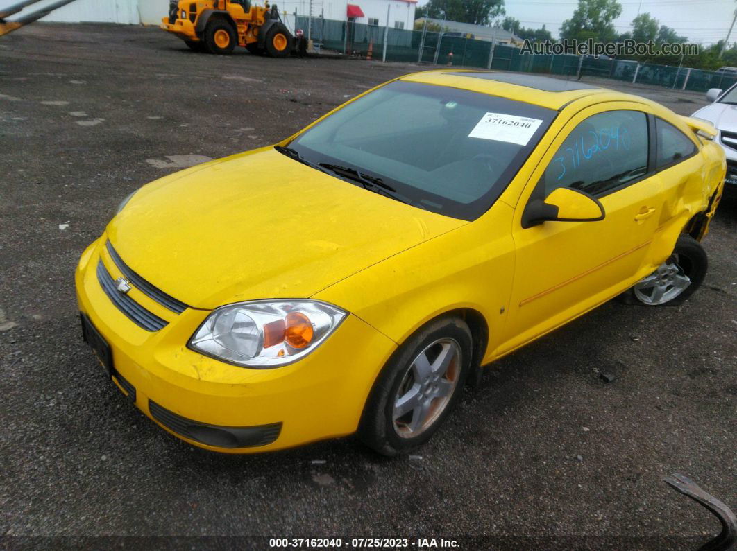 2008 Chevrolet Cobalt Lt Желтый vin: 1G1AL18F687303337