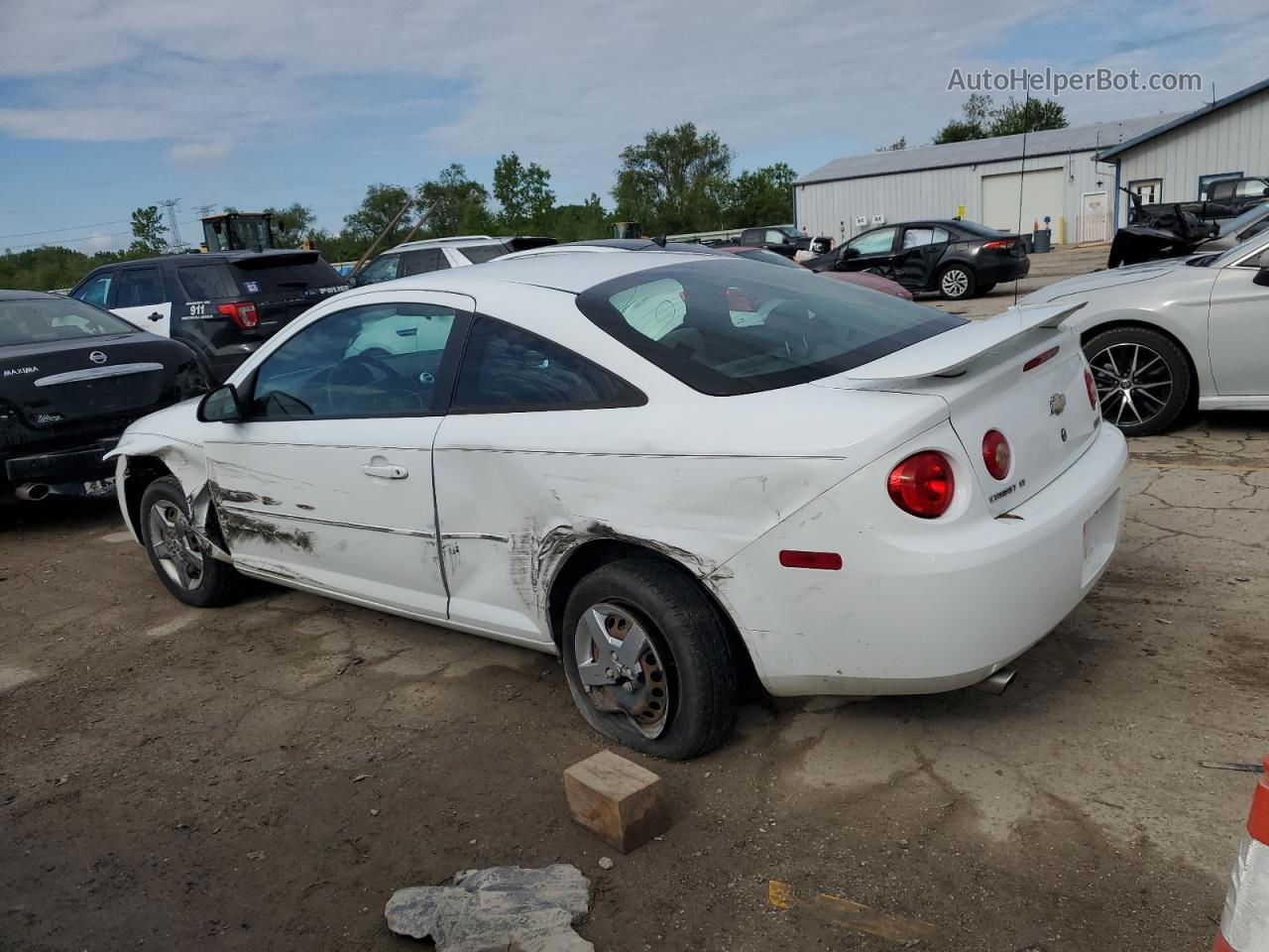 2008 Chevrolet Cobalt Lt White vin: 1G1AL18F887247661