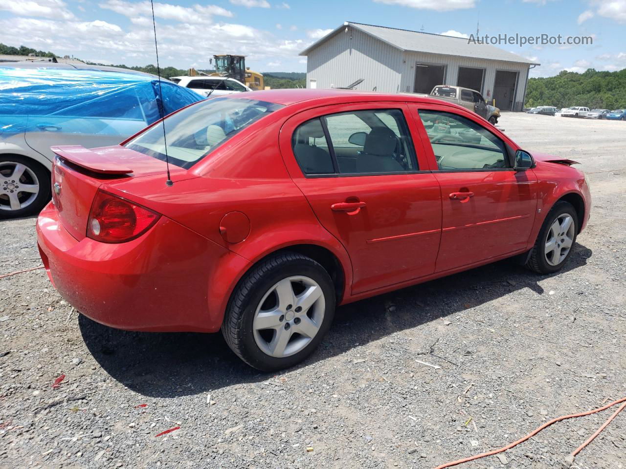 2007 Chevrolet Cobalt Lt Красный vin: 1G1AL55F177116324