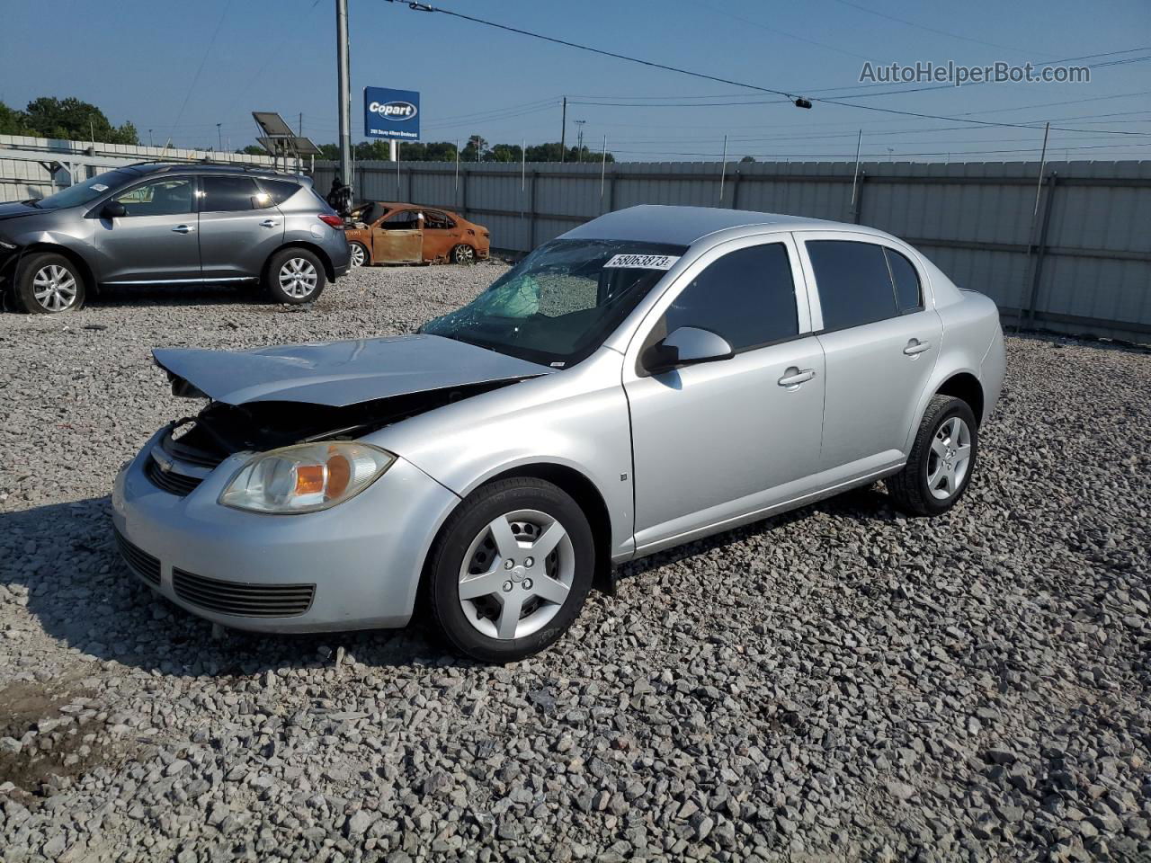 2007 Chevrolet Cobalt Lt Silver vin: 1G1AL55F177139490