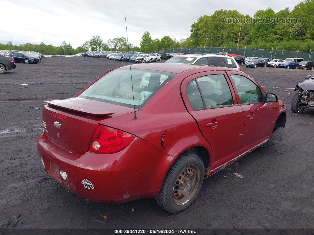 2007 Chevrolet Cobalt Lt Maroon vin: 1G1AL55F177215614