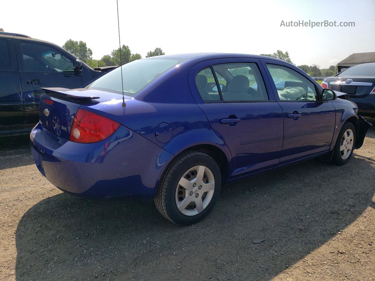 2007 Chevrolet Cobalt Lt Blue vin: 1G1AL55F277288801