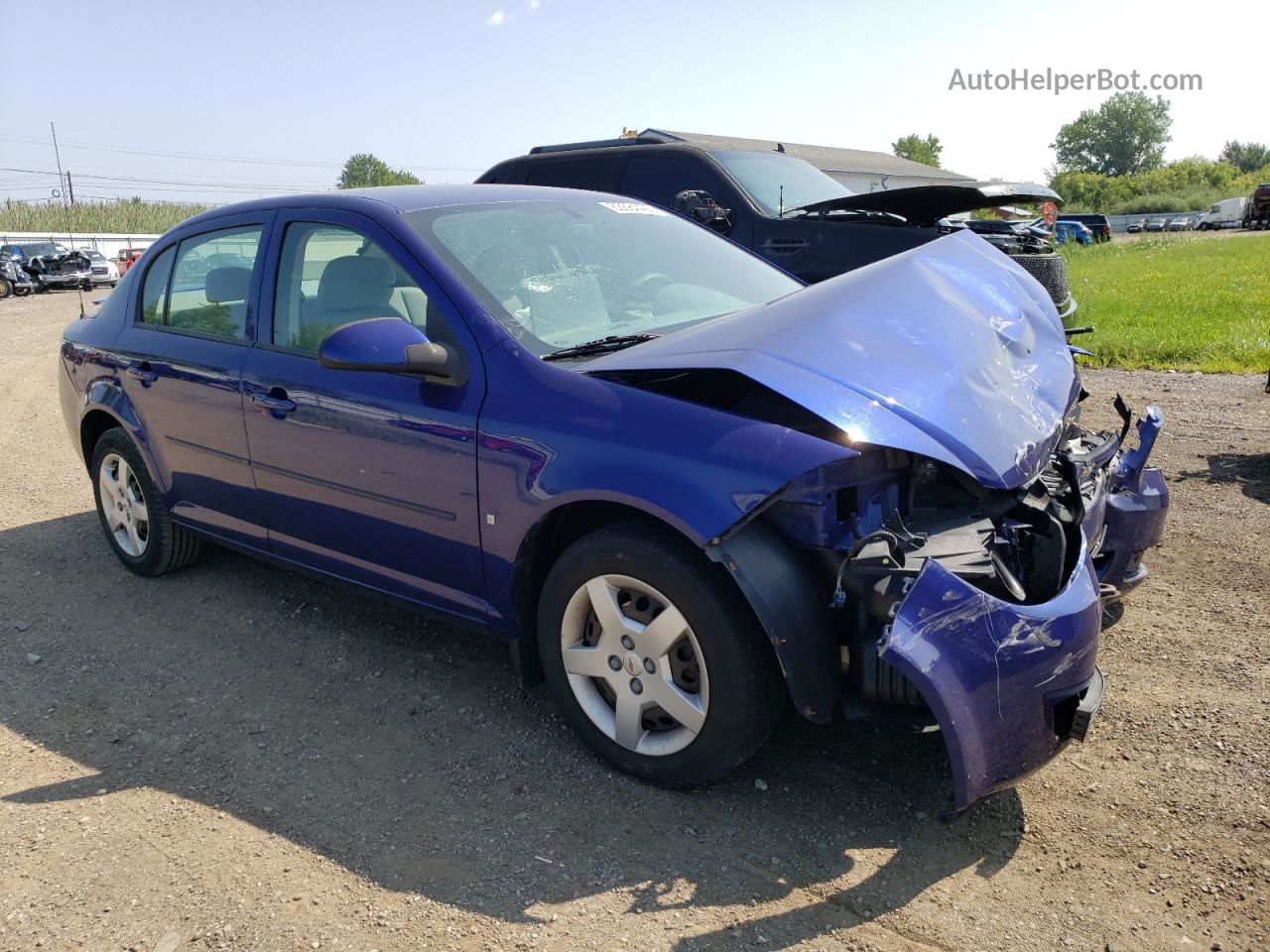 2007 Chevrolet Cobalt Lt Blue vin: 1G1AL55F277288801