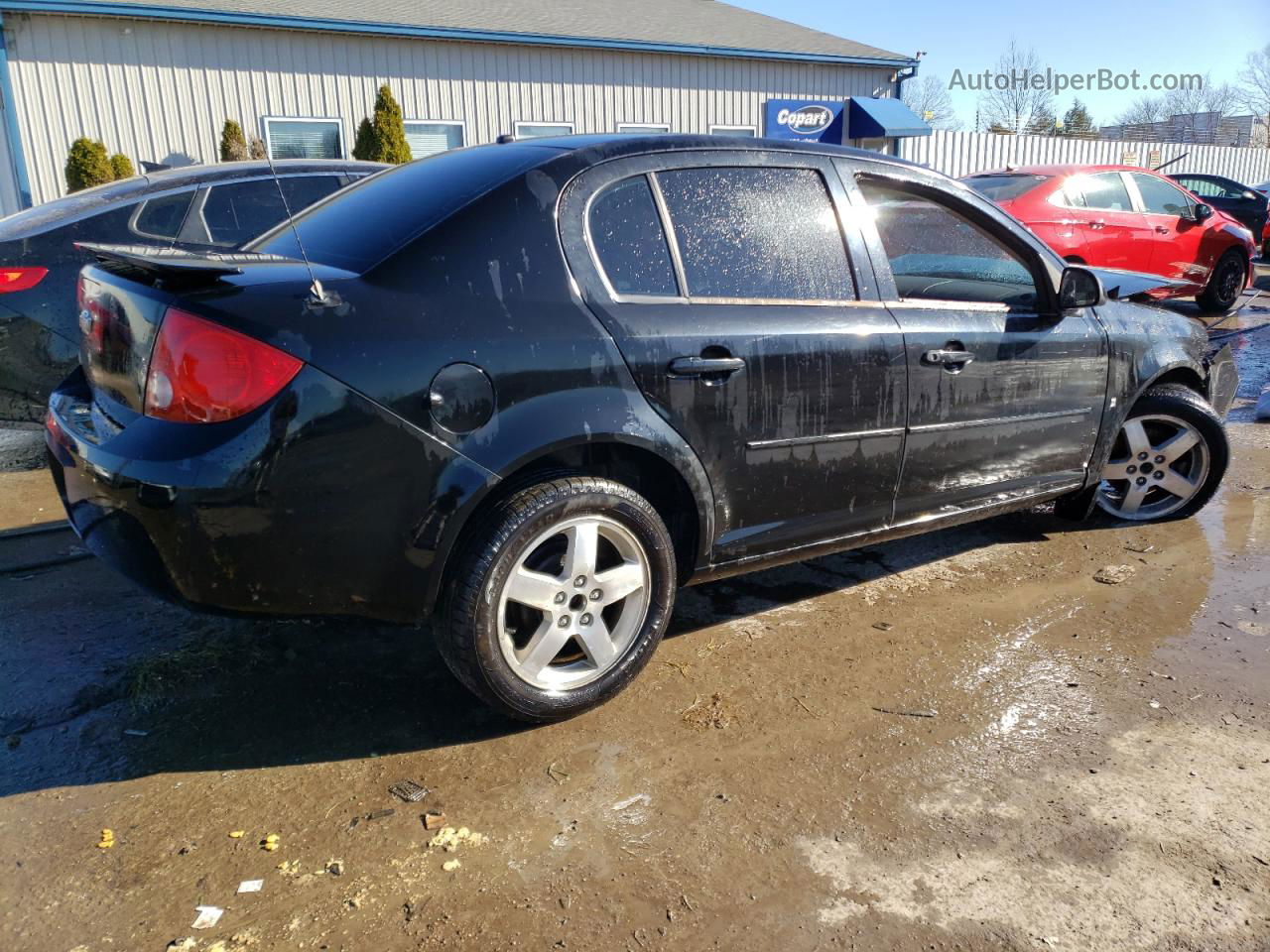 2007 Chevrolet Cobalt Lt Черный vin: 1G1AL55F277322851