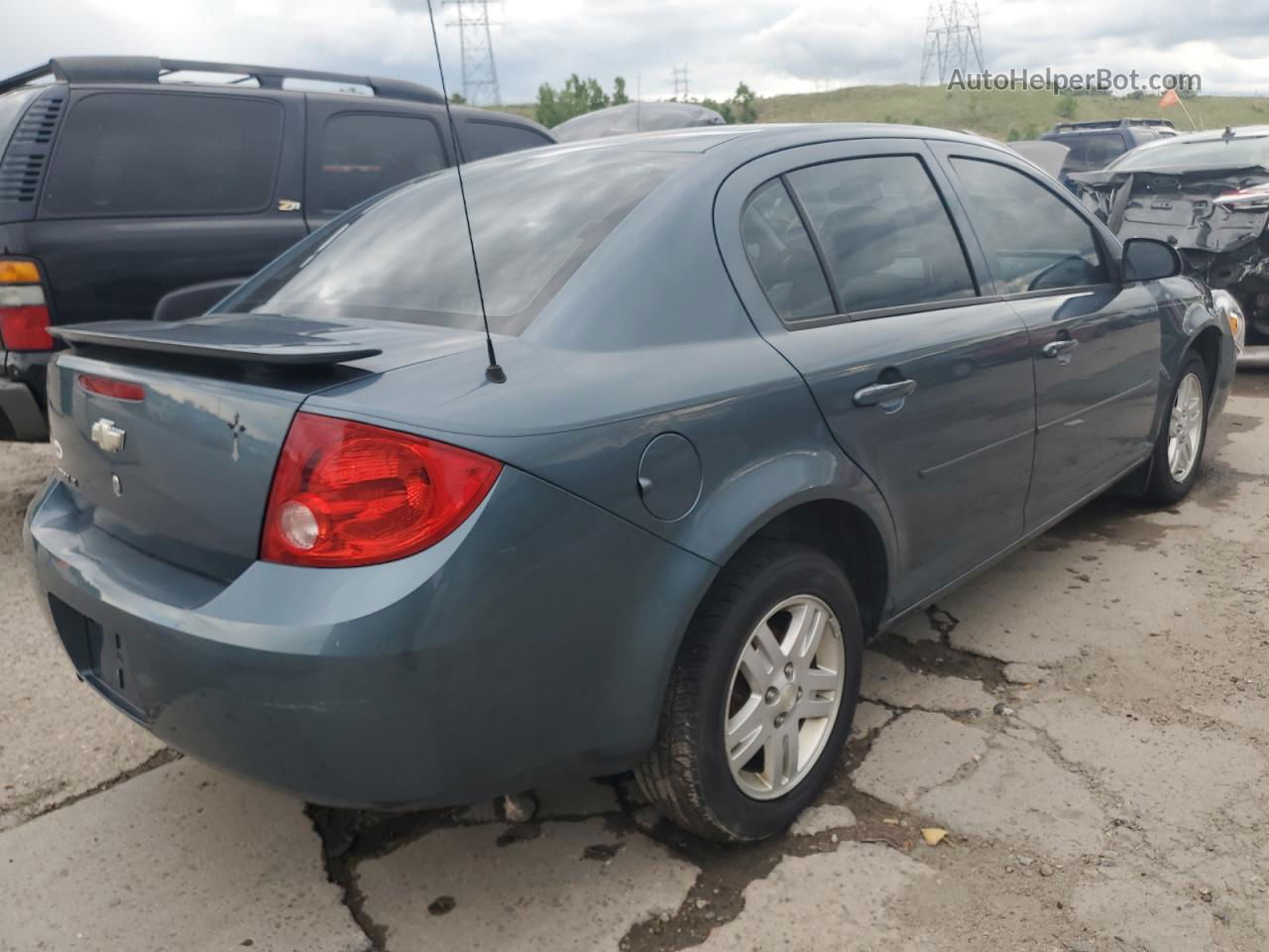 2007 Chevrolet Cobalt Lt Blue vin: 1G1AL55F277413117