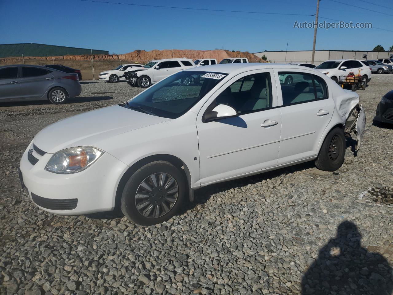 2007 Chevrolet Cobalt Lt White vin: 1G1AL55F377258741