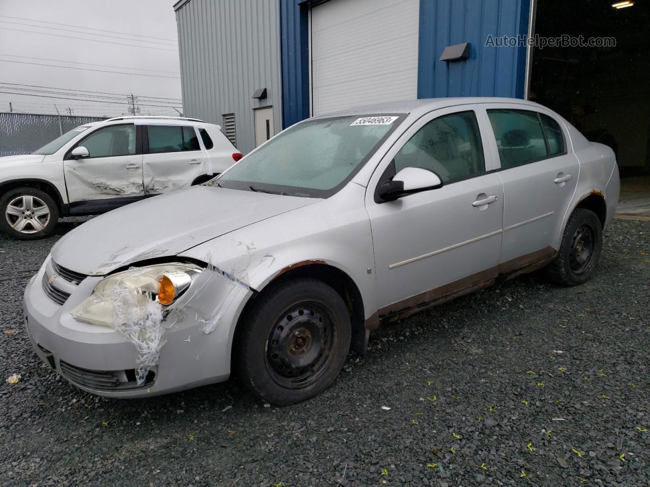 2007 Chevrolet Cobalt Lt Silver vin: 1G1AL55F377405849