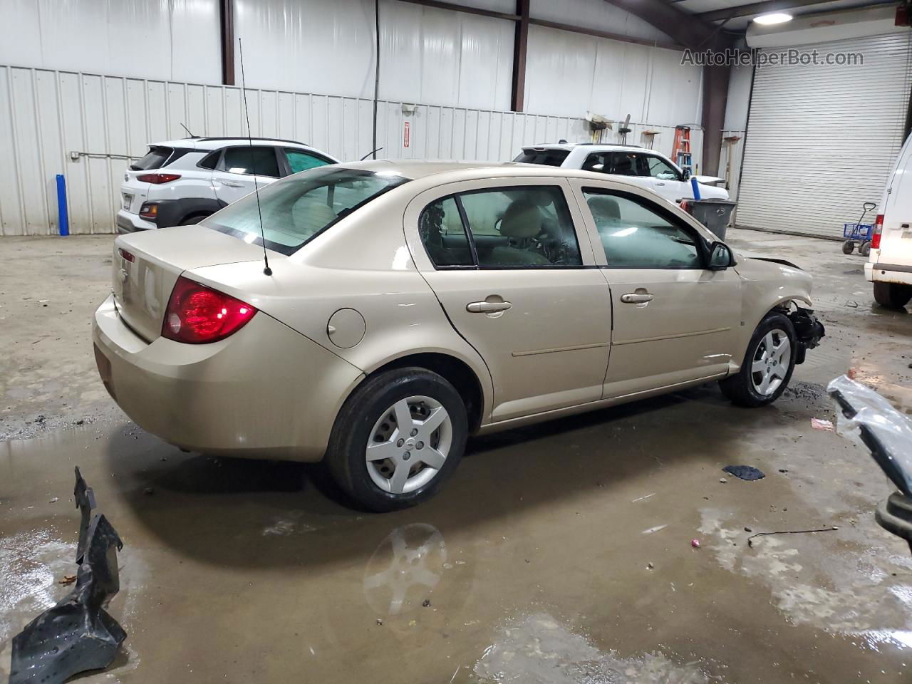 2007 Chevrolet Cobalt Lt Beige vin: 1G1AL55F477124577