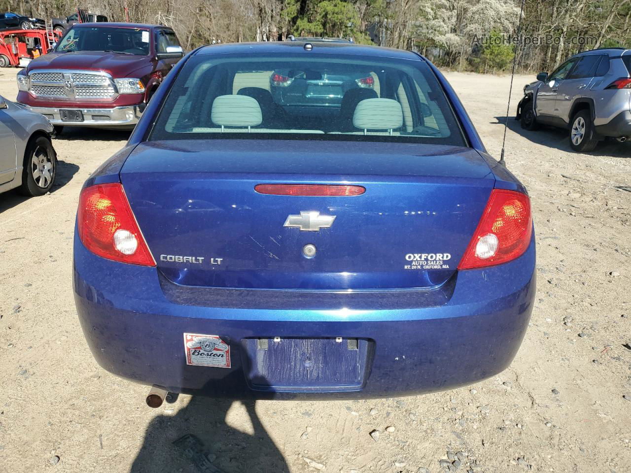 2007 Chevrolet Cobalt Lt Синий vin: 1G1AL55F477343992