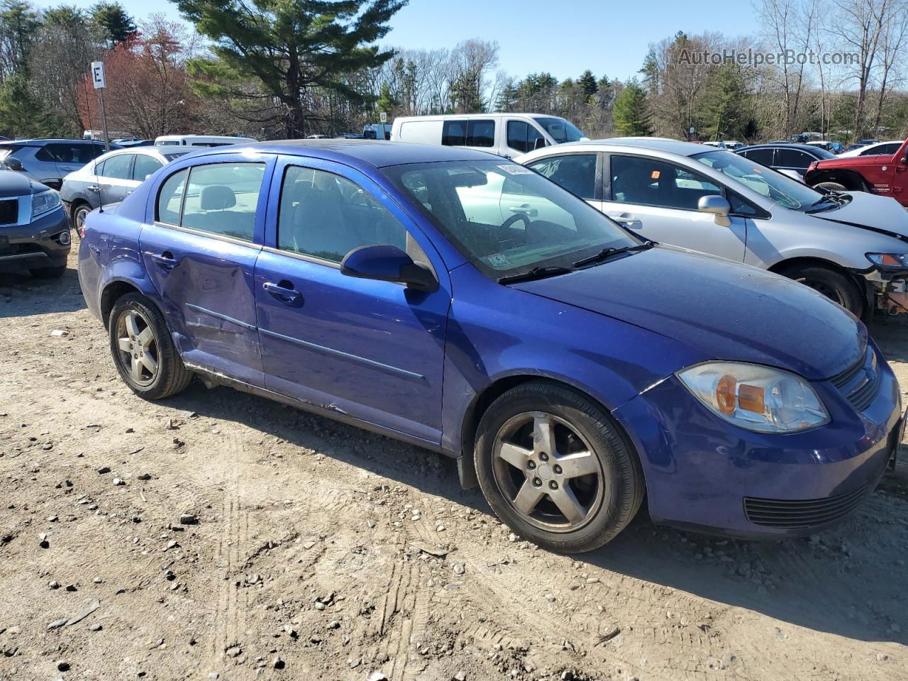 2007 Chevrolet Cobalt Lt Blue vin: 1G1AL55F477343992