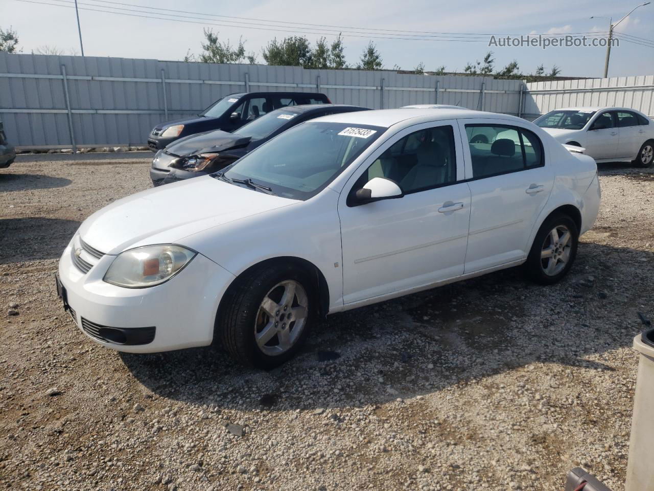 2008 Chevrolet Cobalt Lt White vin: 1G1AL55F487290065