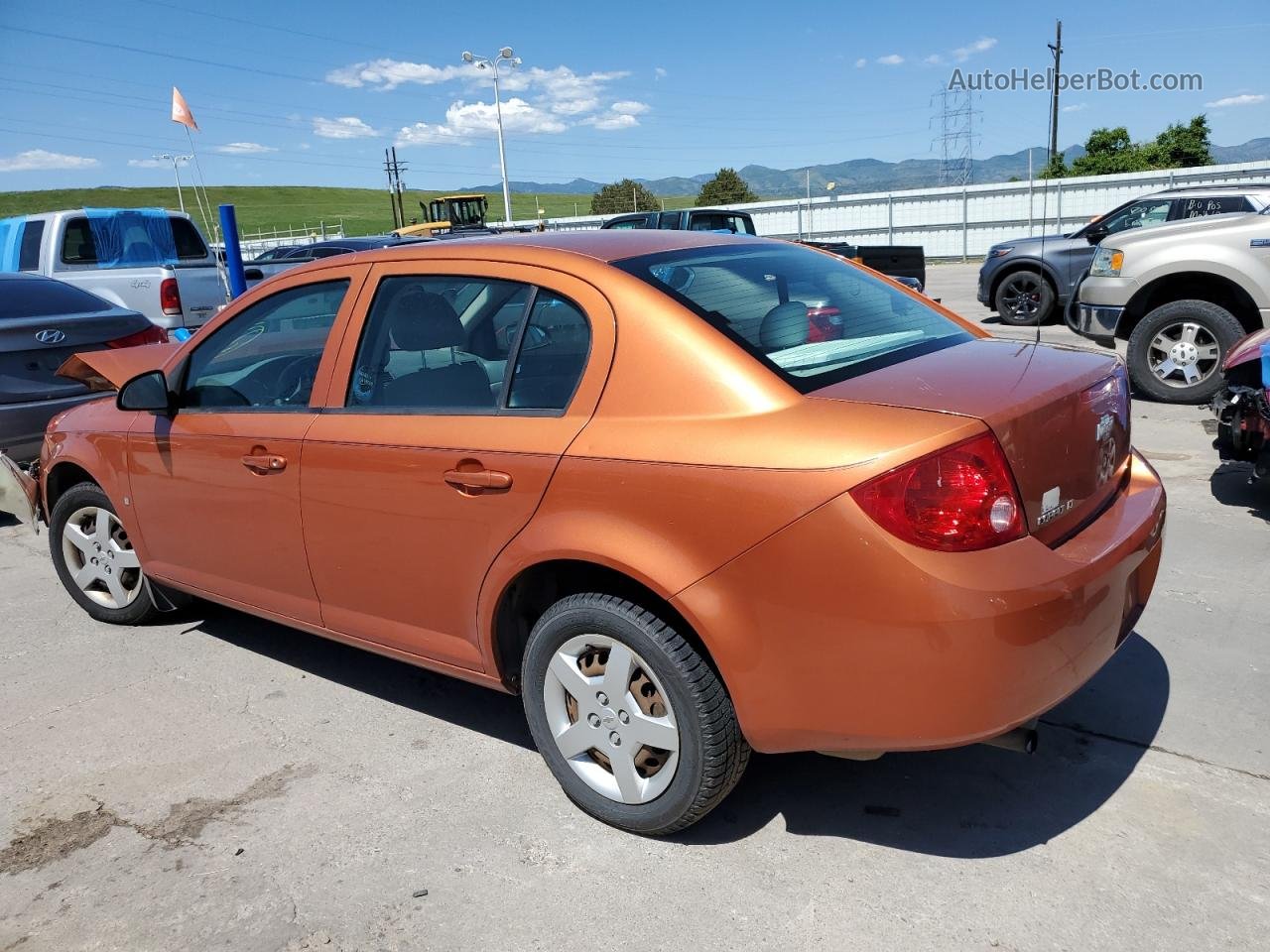 2007 Chevrolet Cobalt Lt Orange vin: 1G1AL55F677113791