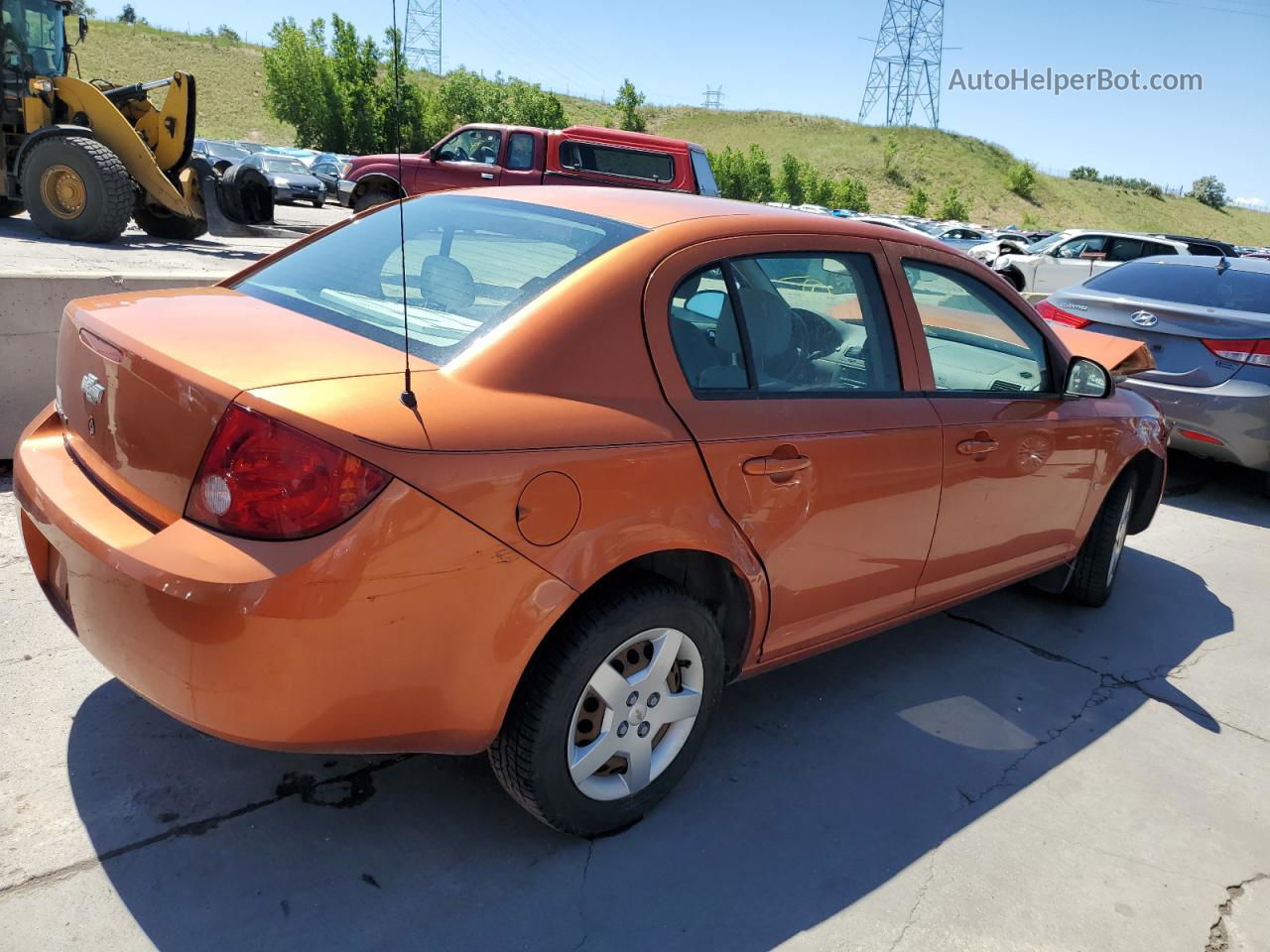 2007 Chevrolet Cobalt Lt Orange vin: 1G1AL55F677113791