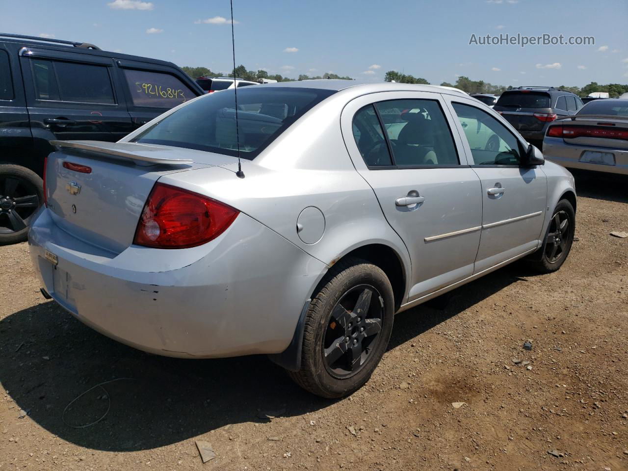 2008 Chevrolet Cobalt Lt Серебряный vin: 1G1AL55F787143691