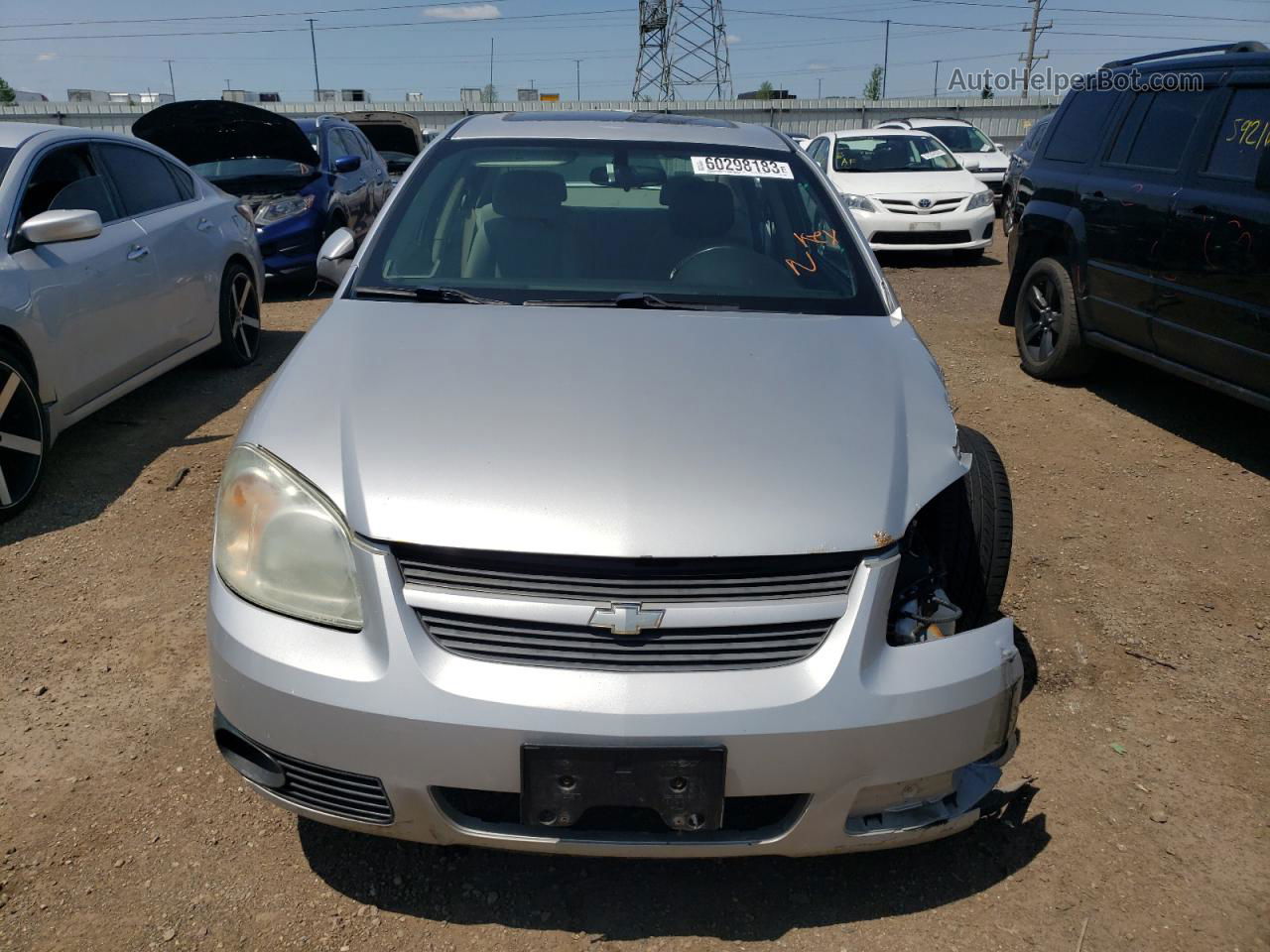 2008 Chevrolet Cobalt Lt Серебряный vin: 1G1AL55F787143691