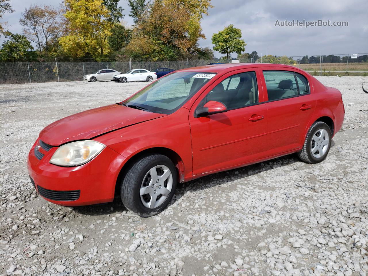 2007 Chevrolet Cobalt Lt Red vin: 1G1AL55F877268424