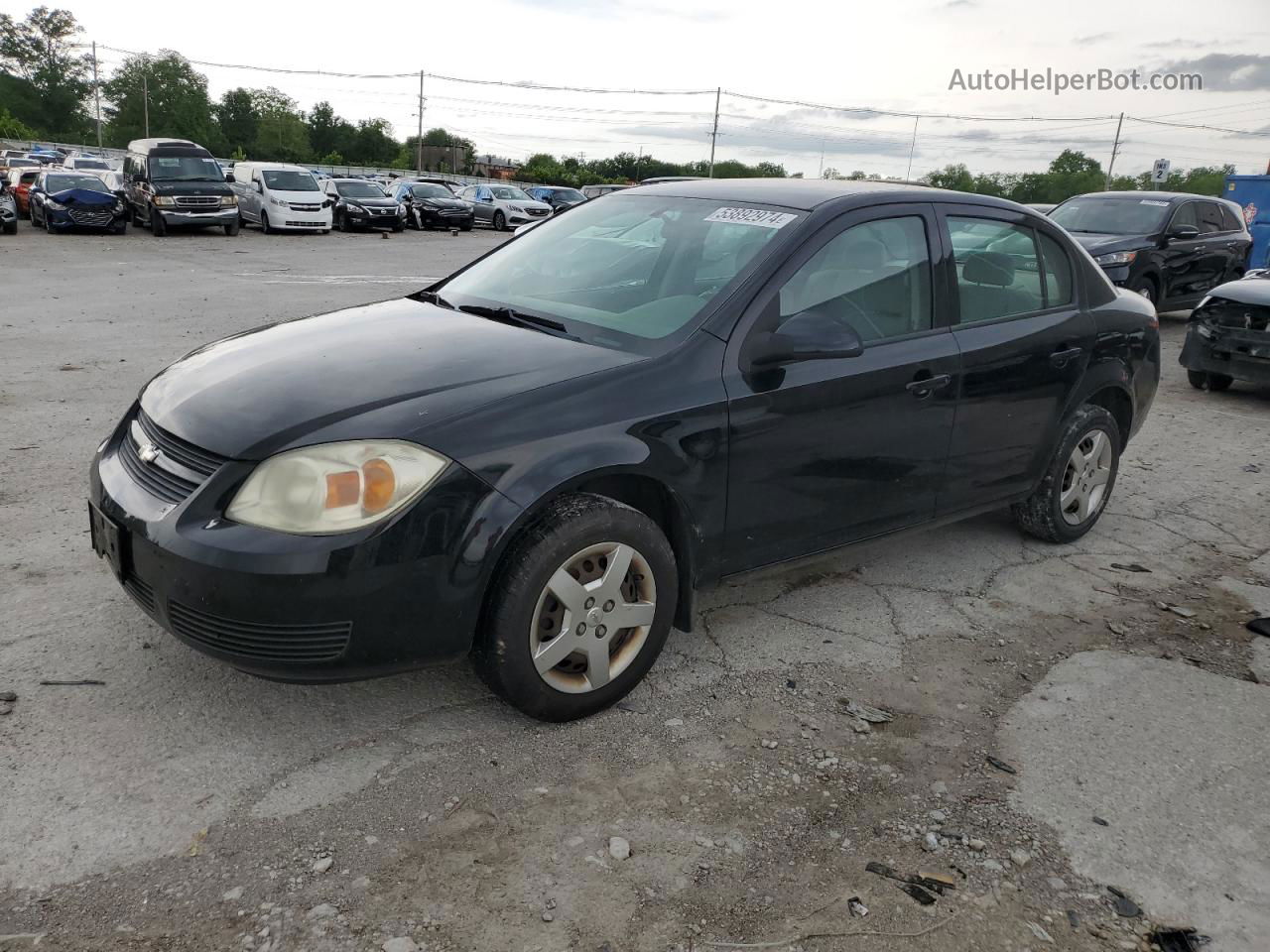 2007 Chevrolet Cobalt Lt Black vin: 1G1AL55F877310381