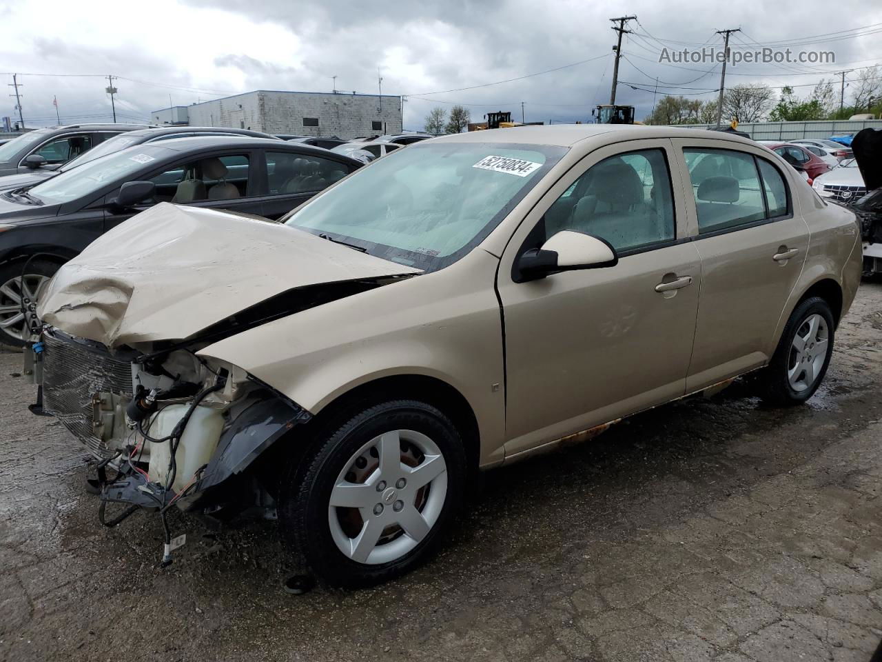 2007 Chevrolet Cobalt Lt Золотой vin: 1G1AL55F977402325