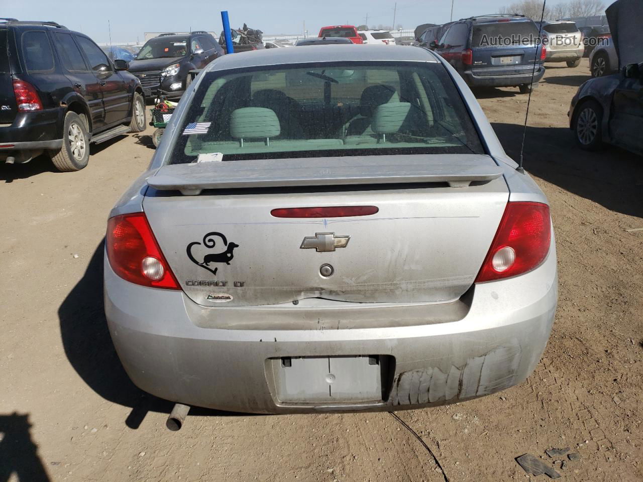 2007 Chevrolet Cobalt Lt Silver vin: 1G1AL55FX77101790