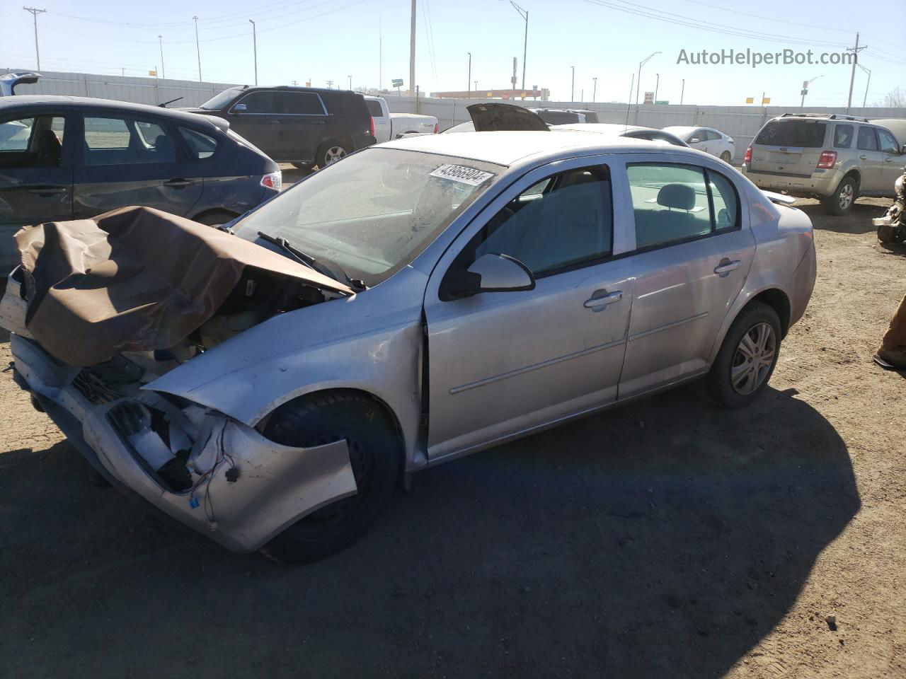 2007 Chevrolet Cobalt Lt Silver vin: 1G1AL55FX77101790