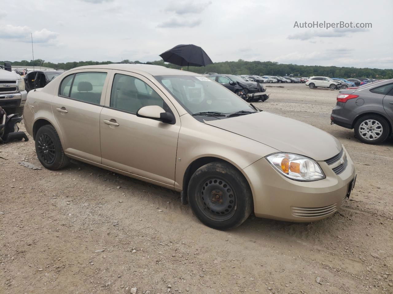 2008 Chevrolet Cobalt Lt Tan vin: 1G1AL55FX87244711