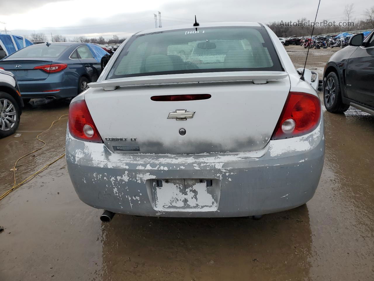 2008 Chevrolet Cobalt Lt Белый vin: 1G1AL58F087276367