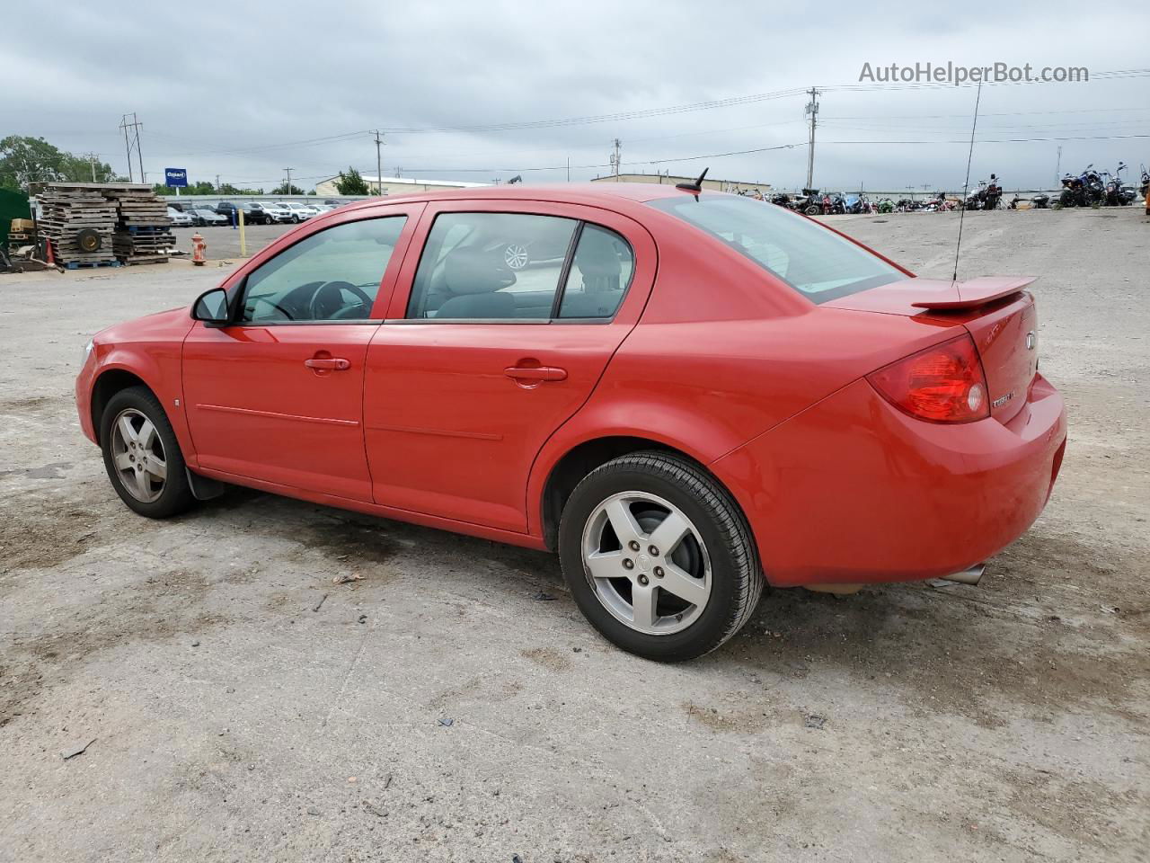 2008 Chevrolet Cobalt Lt Красный vin: 1G1AL58F187229476