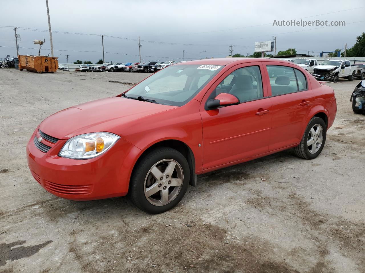 2008 Chevrolet Cobalt Lt Красный vin: 1G1AL58F187229476