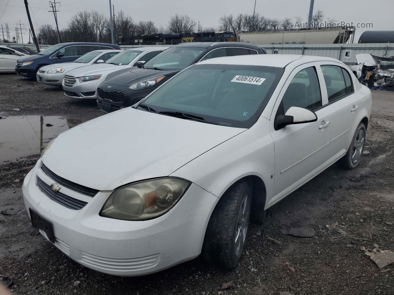 2008 Chevrolet Cobalt Lt White vin: 1G1AL58F287229020