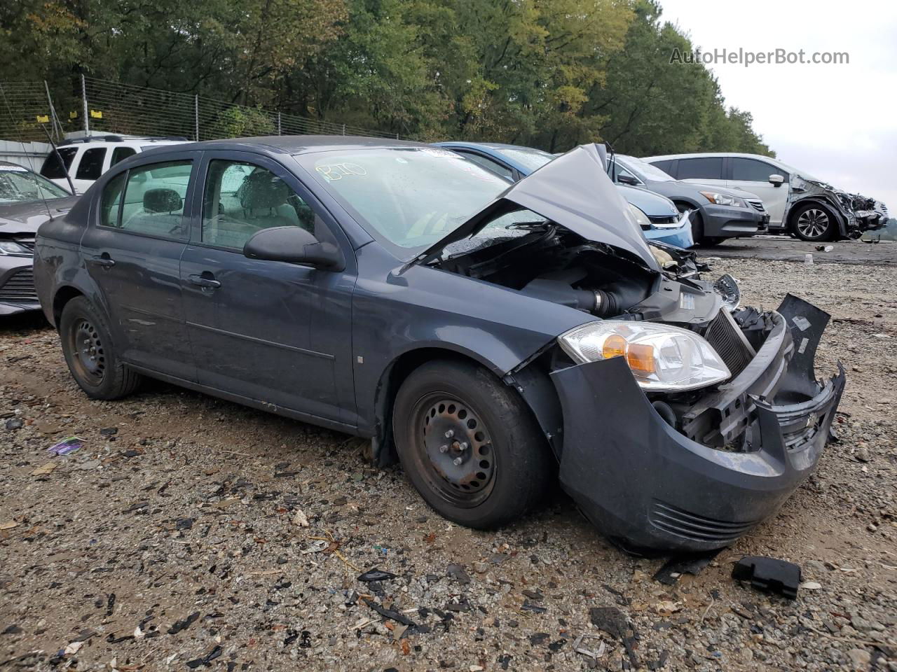 2008 Chevrolet Cobalt Lt Синий vin: 1G1AL58F387105810