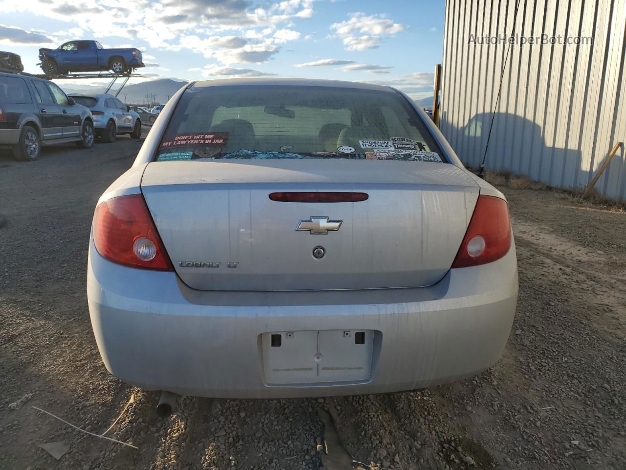 2008 Chevrolet Cobalt Lt Серебряный vin: 1G1AL58F387236638