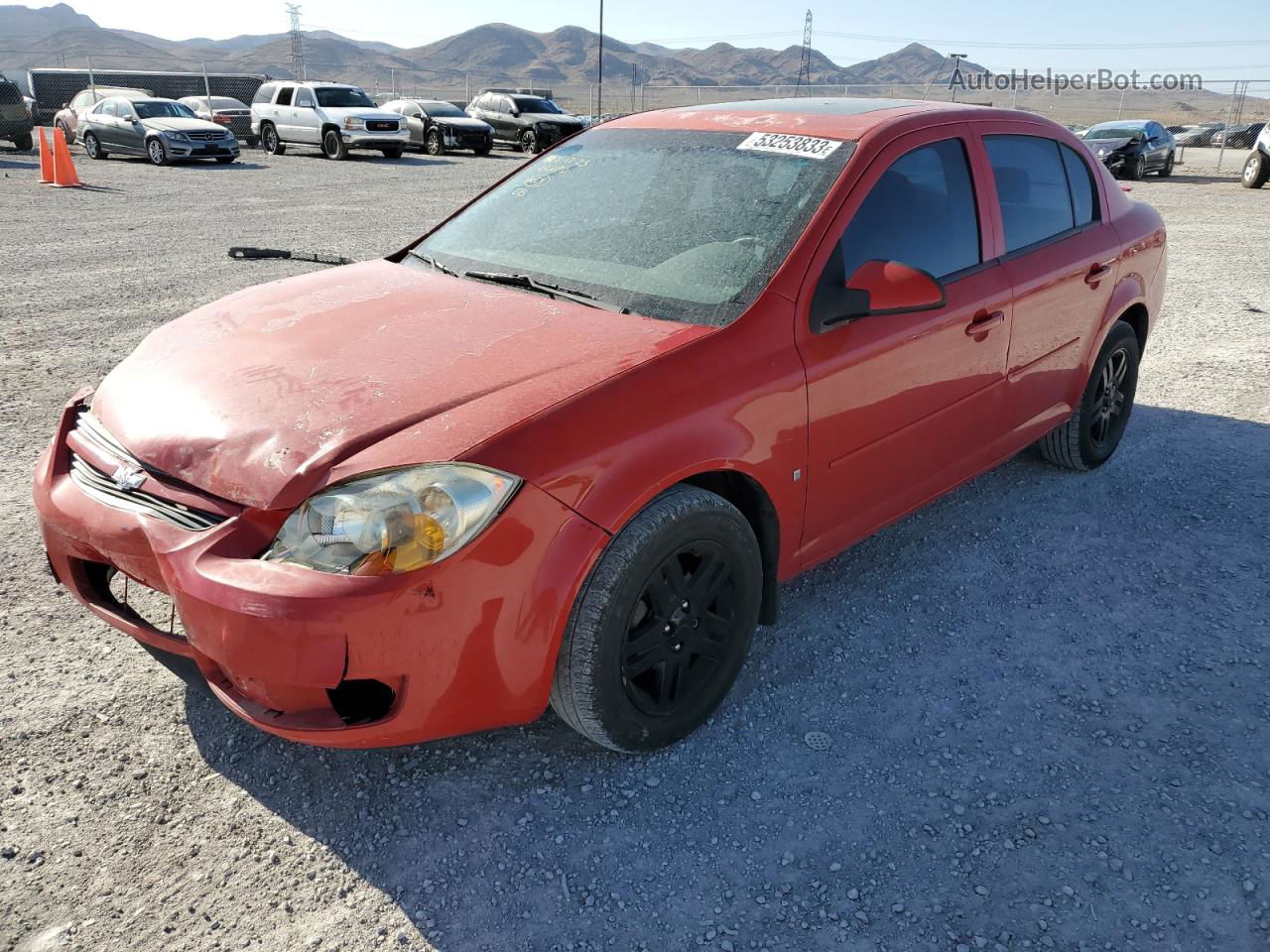 2007 Chevrolet Cobalt Lt Красный vin: 1G1AL58F477397899