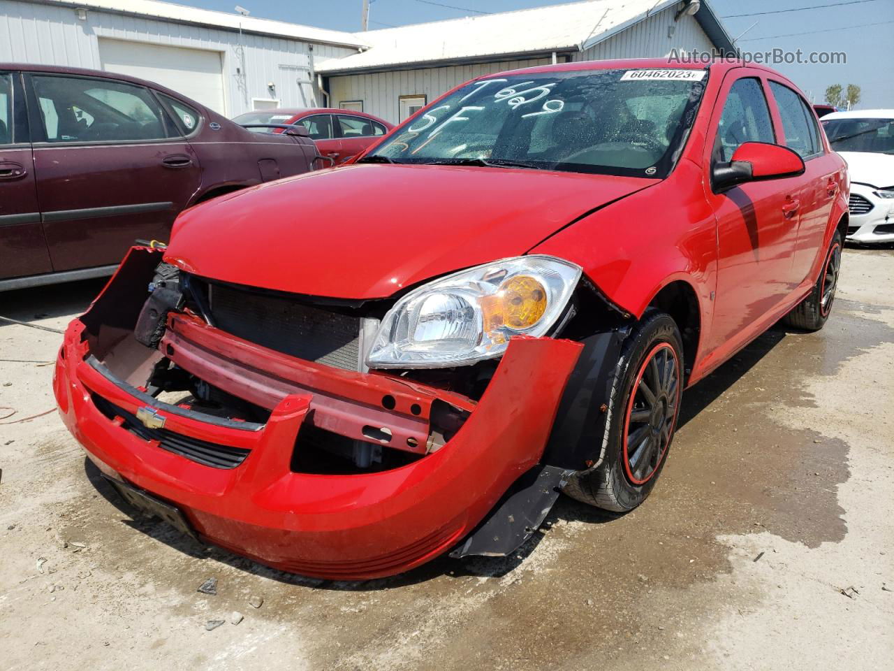 2008 Chevrolet Cobalt Lt Red vin: 1G1AL58F487100177