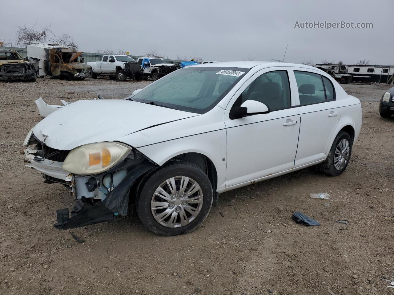 2008 Chevrolet Cobalt Lt White vin: 1G1AL58F487110031