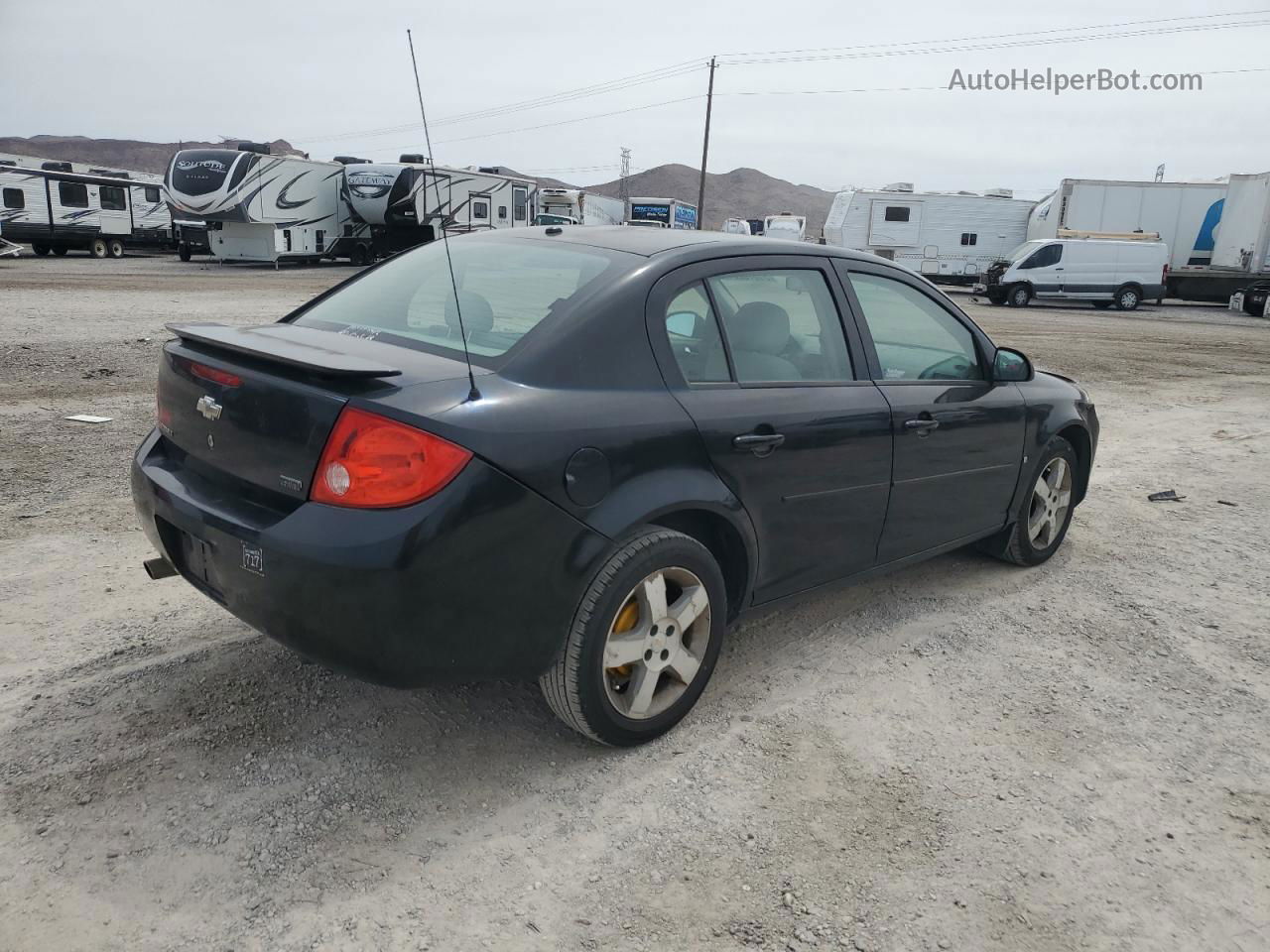 2008 Chevrolet Cobalt Lt Black vin: 1G1AL58F487172626