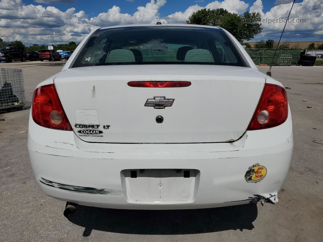 2008 Chevrolet Cobalt Lt Белый vin: 1G1AL58F587165264