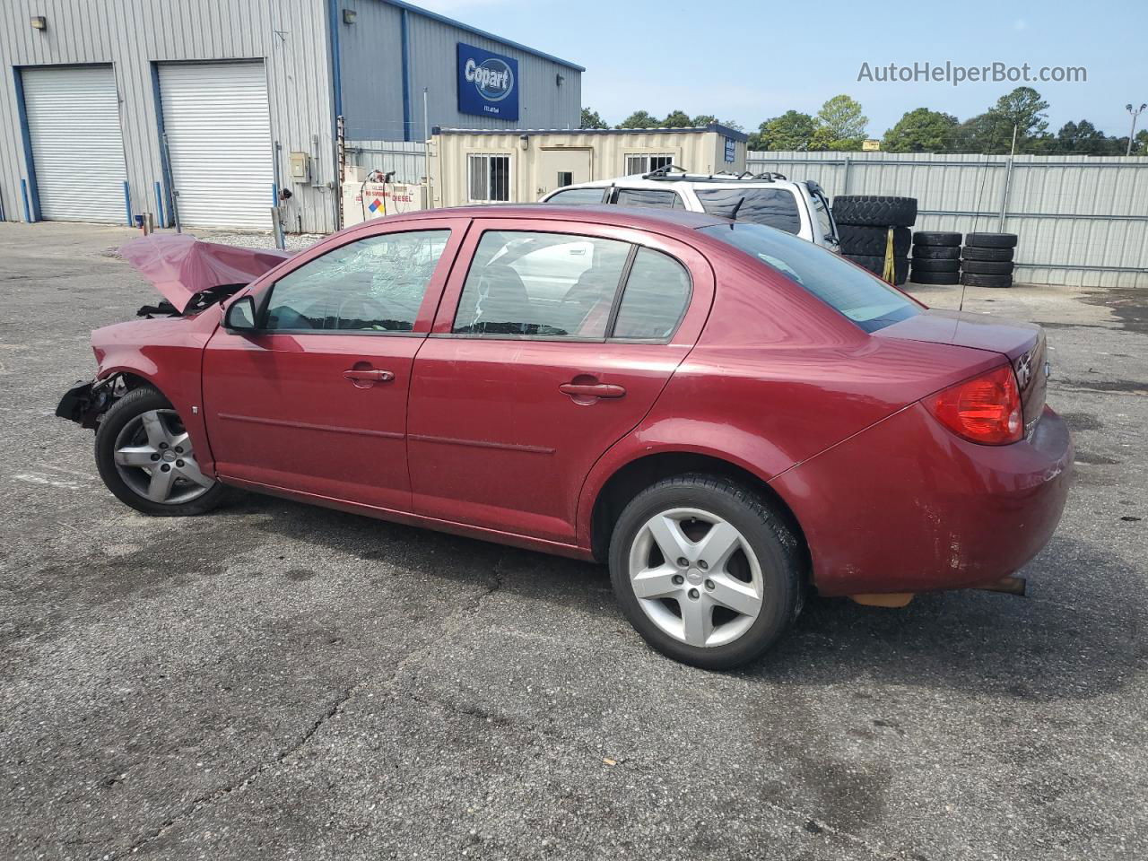 2008 Chevrolet Cobalt Lt Темно-бордовый vin: 1G1AL58F587272640