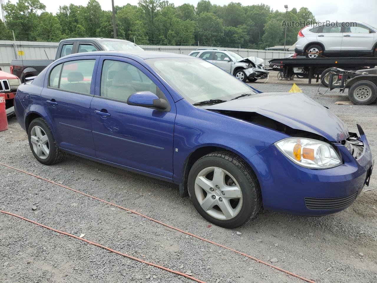 2007 Chevrolet Cobalt Lt Blue vin: 1G1AL58F677214891