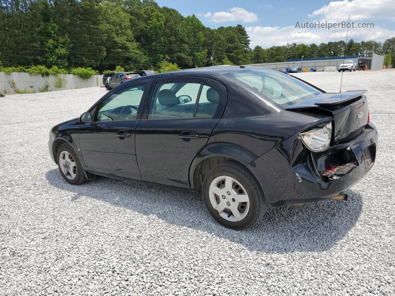 2008 Chevrolet Cobalt Lt Черный vin: 1G1AL58F687200829