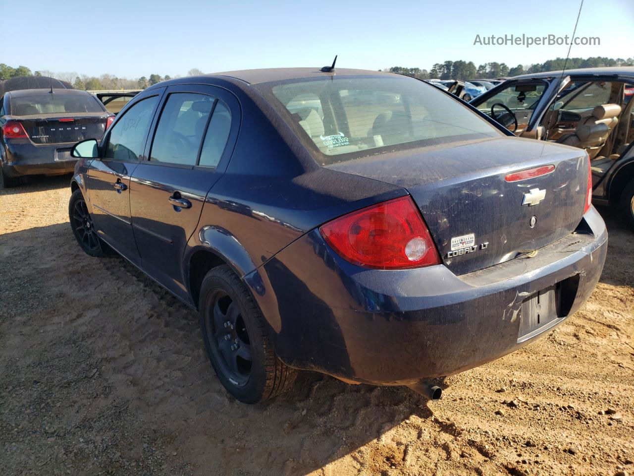 2008 Chevrolet Cobalt Lt Blue vin: 1G1AL58F687229375