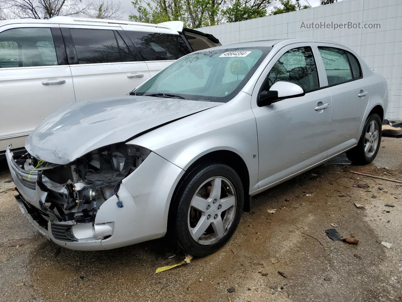 2008 Chevrolet Cobalt Lt Серебряный vin: 1G1AL58F687235757